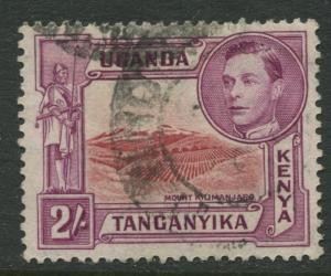 Kenya & Uganda - Scott 81 - KGVI Definitive -1944 - Used - Single 2/-c Stamp