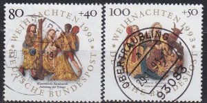 GERMANY BUND [1993] MiNr 1707-08 ( O/used ) Weihnachten