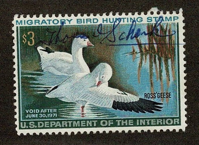 USA #RW37 duck stamp 1971 Ross geese