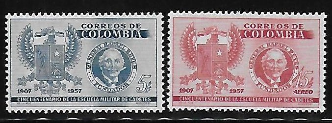 Colombia 1957 Arms Sc 673, C299 MNH A2032