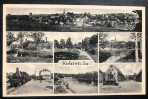 1939 Kohren Germany Real Picture Postcard RPPC cover Youth Summer Camp