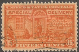 USA Stamp, Scott# E-13, used, special delivery, motorcycle, #E-13