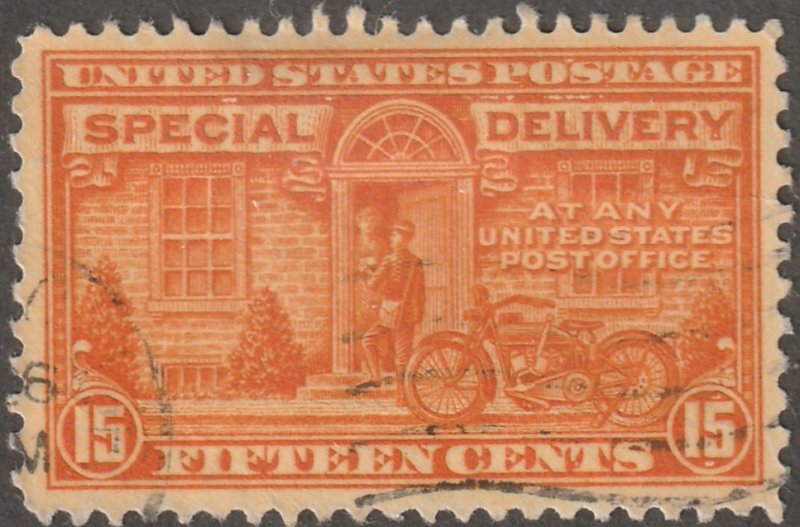 USA Stamp, Scott# E-13, used, special delivery, motorcycle, #E-13