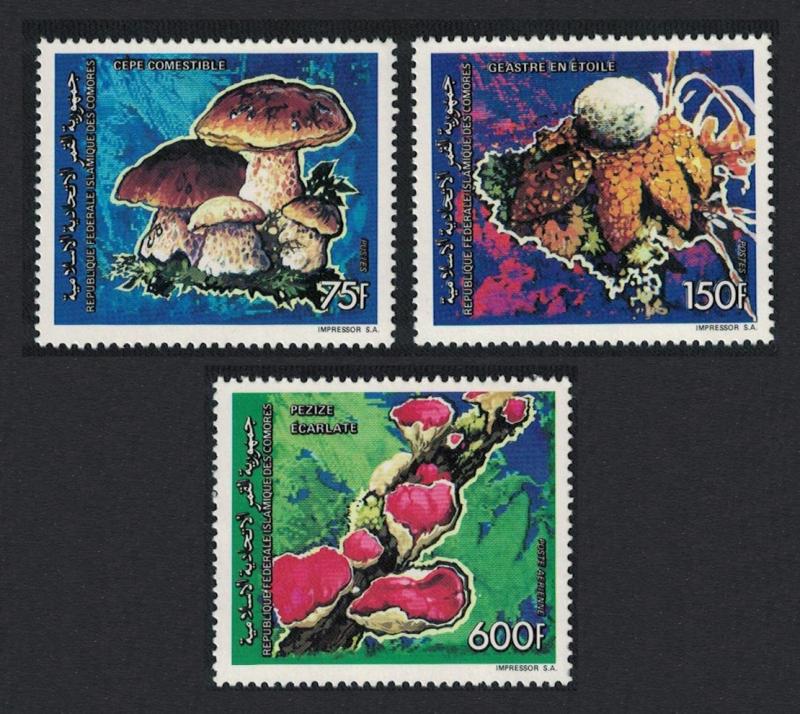 Comoro Is. Fungi 3v SG#789=794 SC#776-778