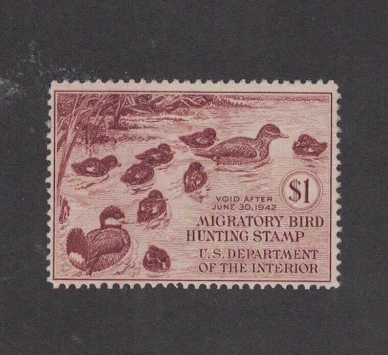 RW8 - Federal Duck Stamp. Single. MNH. OG.   #02 RW8