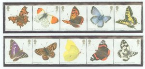 Great Britain #2199-3208 Mint (NH) Single (Complete Set) (Butterflies) (Fauna)