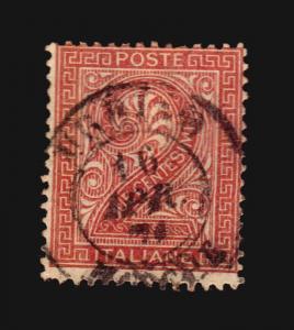 URBINO CAMERINO TORINO CA1870  ITALY REGNO 3 SON STAMP CANCELS POSTMARK ANULLI 