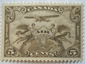 CANADA 1928 #C1 Two Winged Figures Air Mail - MNH (CV 25$ +)