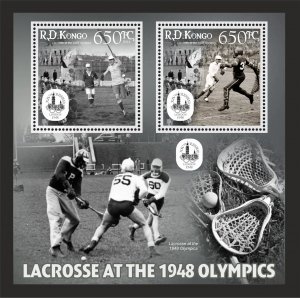Stamps.Olympic Games 2028 Lacrosse  2024 year, 8 sheets  perforated NEW