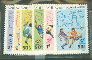 Vietnam/North (Democratic Republic) #1210-15 Unused Single (Complete Set)