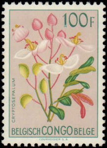 Belgian Congo #263-284,Cplt Set(22),1952-53,Flowers, NH/H, Some Have Gum Distrub