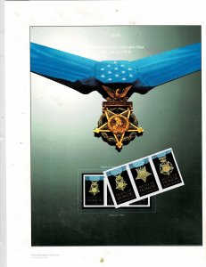 Medal of Honor Vietnam Forever US Postage IMPERF Sheet of 20 stamps #4822a-23a