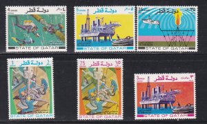 Qatar # 311-316, Oil From The Sea, NH, 1/2 Cat.