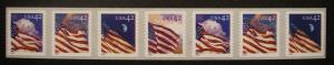 Scott 4244-7, 42c Flags, PNC7, #V1111 with gaps, MNH Beauty