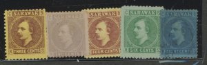 Sarawak #2-6 Unused Single