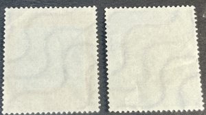GERMANY # 667-668--USED---COMPLETE SET---1949