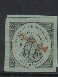 Honduras SC 1R/2R Red Cancel MOG (1fol)