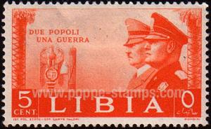 Libya SG#123 Mint - 1941 5c. - Adolf Hitler, Commemoration