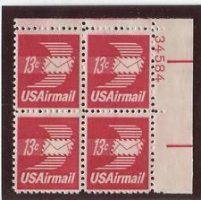 SCOTT # C79 AIR MAIL PLATE BLOCK MINT NEVER HINGED GEMS !!