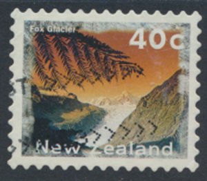 New Zealand  SG 1989 Used Perf 10  Fox Glacier  1998  SC# 1357 see scan