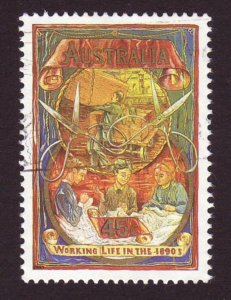 Australia 1993 Sc#1321, SG#1402  45c Trade Union Movement USED.