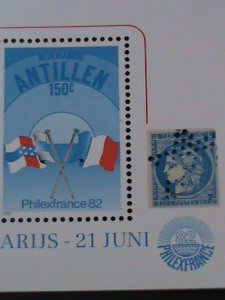 NETHELANDS-ANTILLEN  SC#484a PHILEXFRANCE'82 INTEL.STAMP SHOW -MNH S/S VF