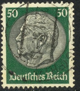 GERMANY 1933-35 50pf HINDENBURG Portrait Issue Sc 428 VFU