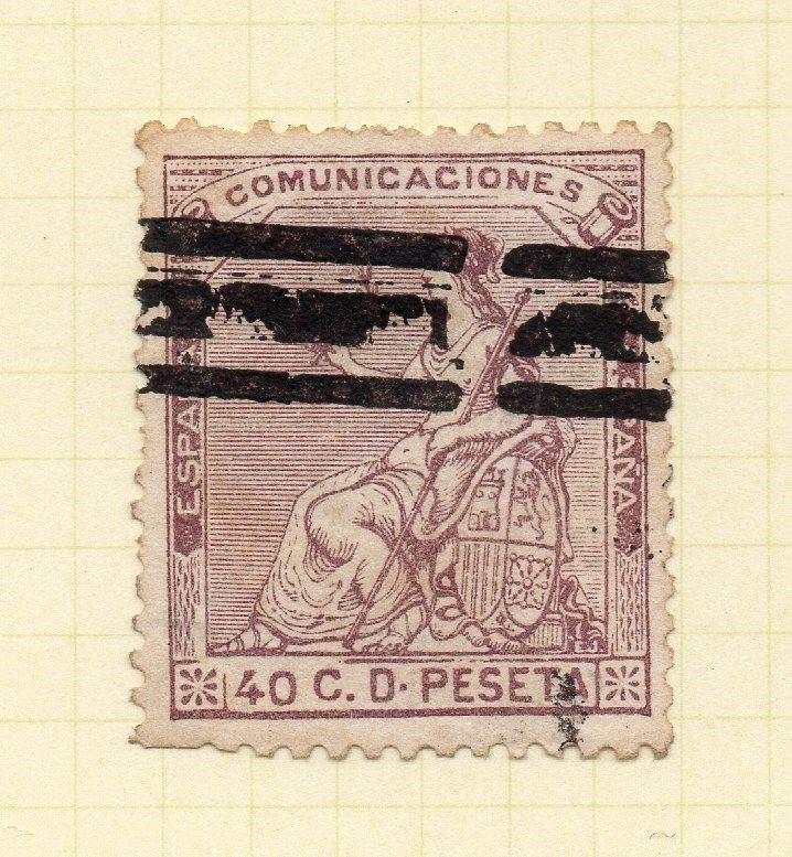 Spain 1873-75 Early Issue Fine Used 40c. 248885