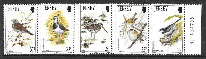GB - JERSEY Sc 582-6 NH ISSUE OF 1992 - BIRDS 