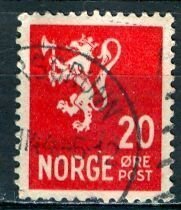 Norway; 1940: Sc. # 196: Used Single Stamp