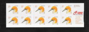 BIRDS - PORTUGAL #2352a-BOOKLET  MNH