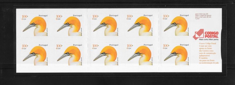 BIRDS - PORTUGAL #2352a-BOOKLET  MNH