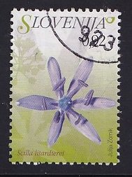 Slovenia  #700   used   2007   flora  92c