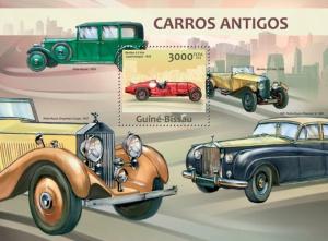 Vintage Cars Autos Motor Vehicles Transport Guinea-Bissau MNH stamp set