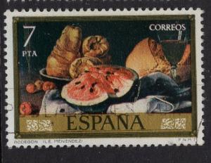 Spain   #1999   used   1976   Menendez water melon and bread 7p