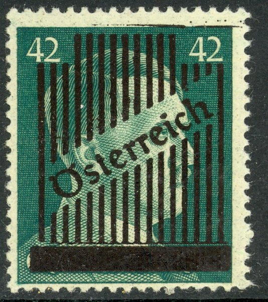 AUSTRIA 1945 42pf Obliterated Hitler Head Issue Sc 404 MH