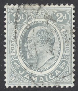 Jamaica Sc# 60 Used (a) 1911 2p King Edward VII