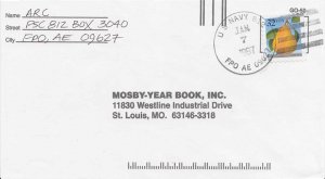 United States Fleet Post Office 32c Pear 1996 U.S. Navy 812, FPO AE 09627 Nav...