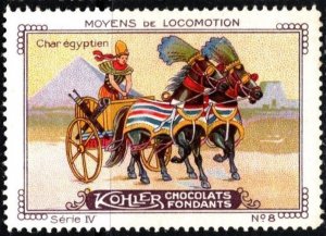 Vintage Switzerland Kohler's Melting Chocolates Series IV No. 8 Locomotion