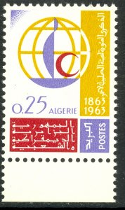 ALGERIA 1963 RED CROSS Issue Sc 313 MNH