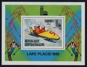 Central Africa C220 MNH Winter Olympics, Bobsled