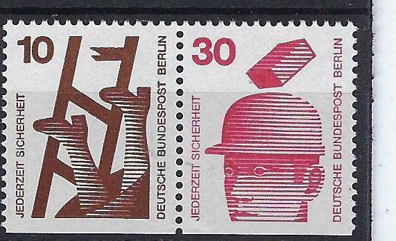 Germany Berlin Scott # 9N317, 9N320, mint nh, variation se-tenant, W56