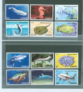 Samoa (Western Samoa) #1167-78 Mint (NH) Single (Complete Set) (Fauna)