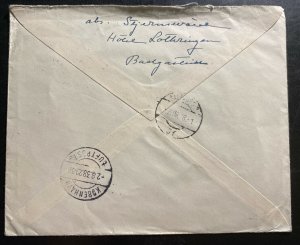 1938 Badgastein Germany Airmail Cover To Billesborg Denmark 