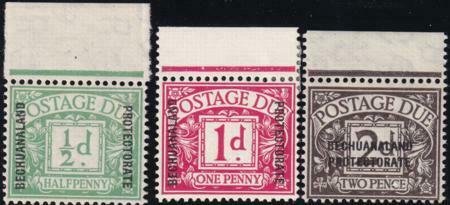 Bechuanaland 1926 SC J1-J3 MNH Set