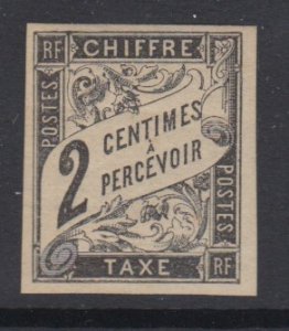 FRENCH COLONIES (GENERAL), Scott J2, MHR