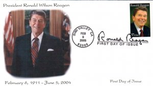 #3897 Ronald Reagan Homespun FDC