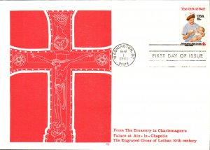 #1910 American Red Cross Gordon FDC