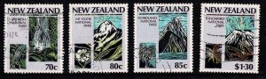 New Zealand 1987 National Parks  Set of 4 Used