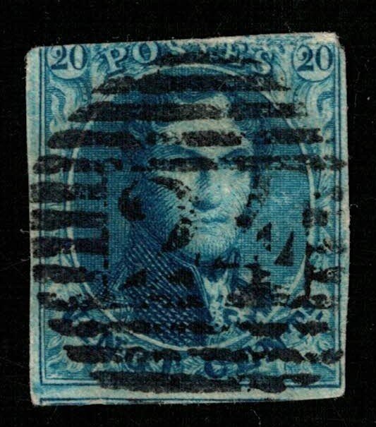 1849 King Leopold I, 20c, Belgium (TS-279)